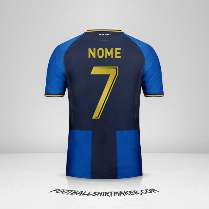 Maglia Honduras 2016/17 Terza -  nome - 7