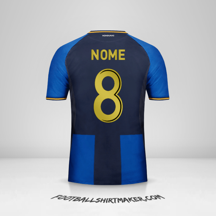 Camisa Honduras 2016/17 Terceira -  nome - 8