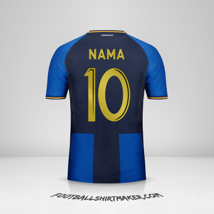 Jersey Honduras 2016/17 Ketiga -  nama - 10