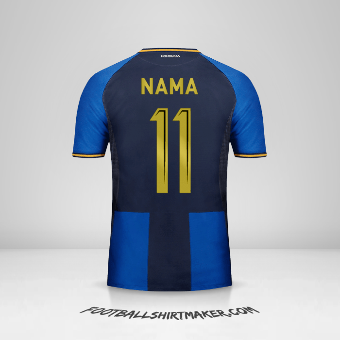 Jersey Honduras 2016/17 Ketiga -  nama - 11