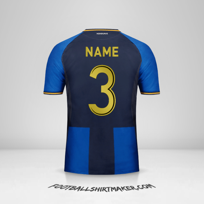 Shirt Honduras 2016/17 Third -  name - 3