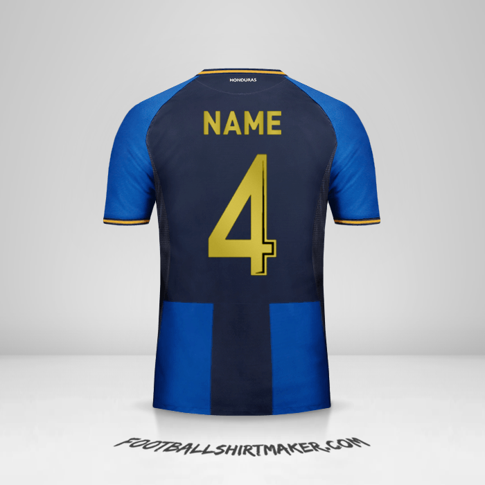 Jersey Honduras 2016/17 Third -  name - 4
