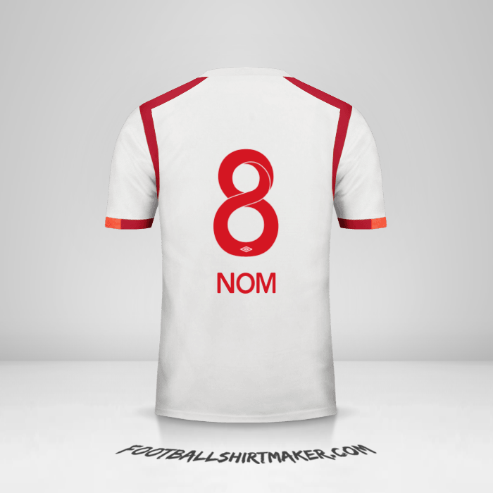 Maillot Universitario 2017 -  nom - 8