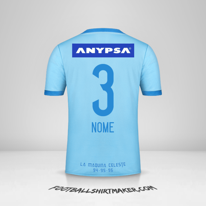 Camisa Sporting Cristal 2017 -  nome - 3
