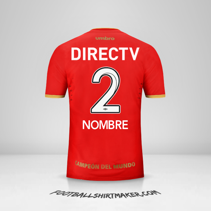 Camiseta Estudiantes de la Plata 2016 Visita -  nombre - 2