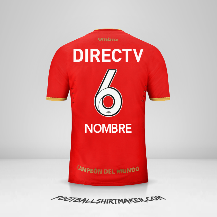 Jersey Estudiantes de la Plata 2016 Visita -  nombre - 6