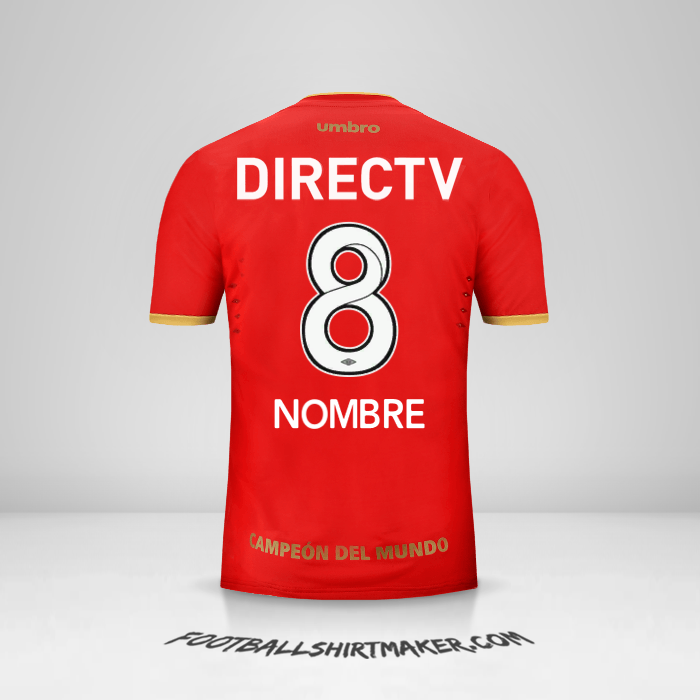 Jersey Estudiantes de la Plata 2016 Visita -  nombre - 8