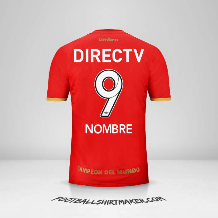 Jersey Estudiantes de la Plata 2016 Visita -  nombre - 9