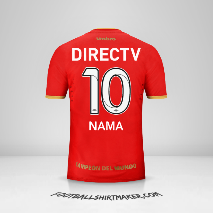 Jersey Estudiantes de la Plata 2016 Alternatif -  nama - 10