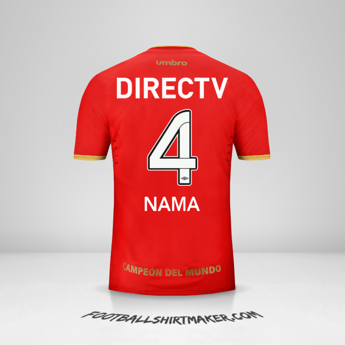Jersey Estudiantes de la Plata 2016 Alternatif -  nama - 4