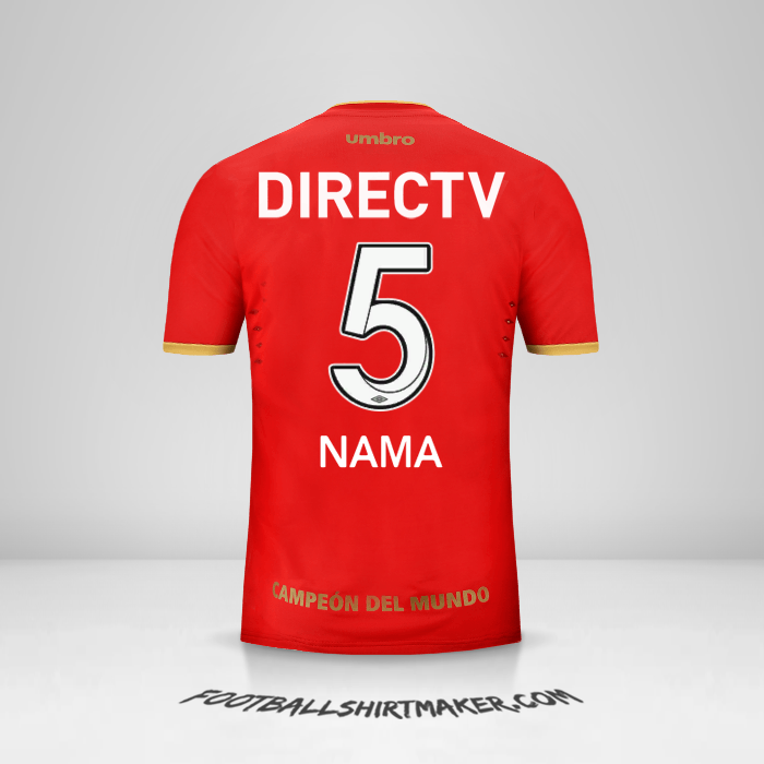 Jersey Estudiantes de la Plata 2016 Alternatif -  nama - 5