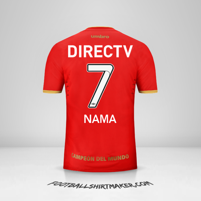 Jersey Estudiantes de la Plata 2016 Alternatif -  nama - 7