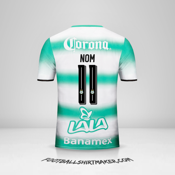 Maillot Santos Laguna 2016/17 -  nom - 11
