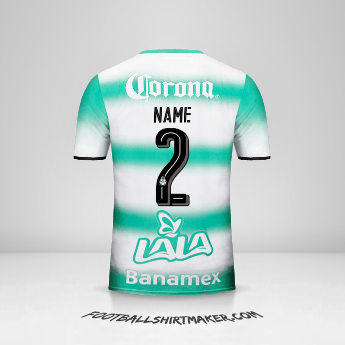 Shirt Santos Laguna 2016/17 -  name - 2