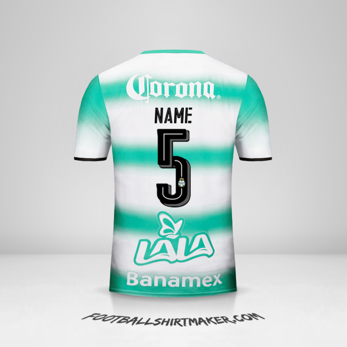Trikot Santos Laguna 2016/17 -  name - 5