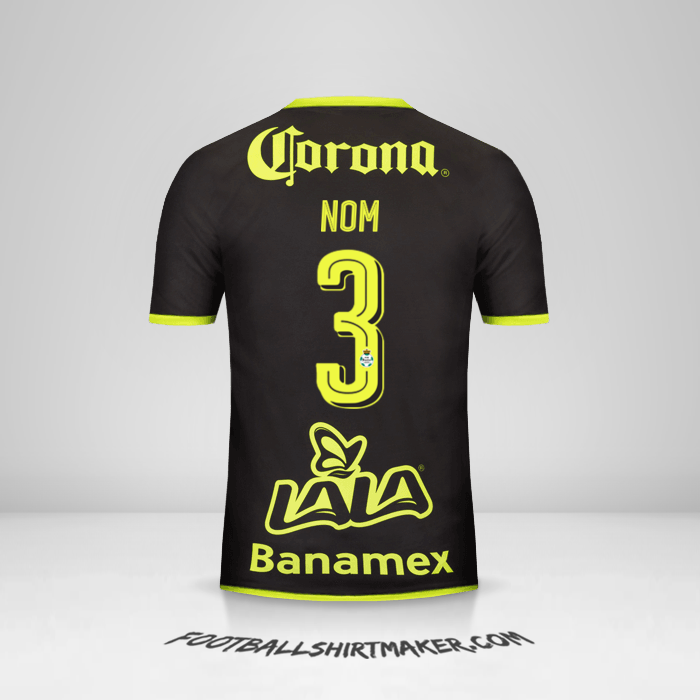 Maillot Santos Laguna 2016/17 Extérieur -  nom - 3