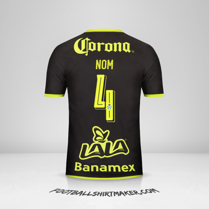 Maillot Santos Laguna 2016/17 Extérieur -  nom - 4