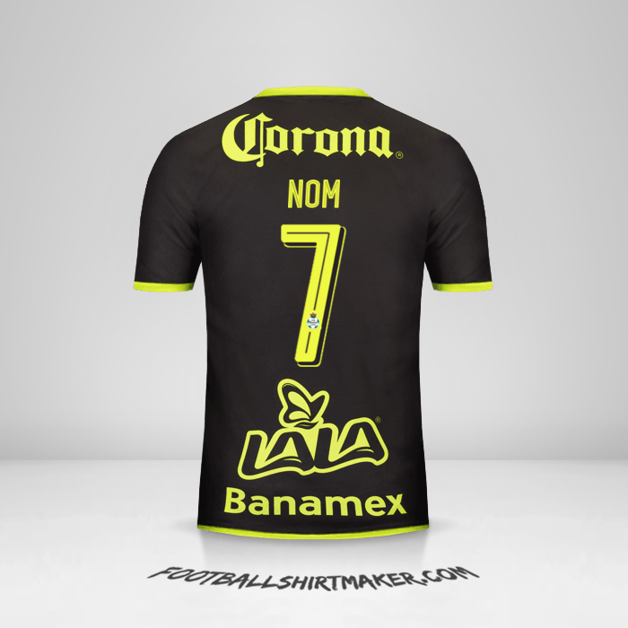 Maillot Santos Laguna 2016/17 Extérieur -  nom - 7