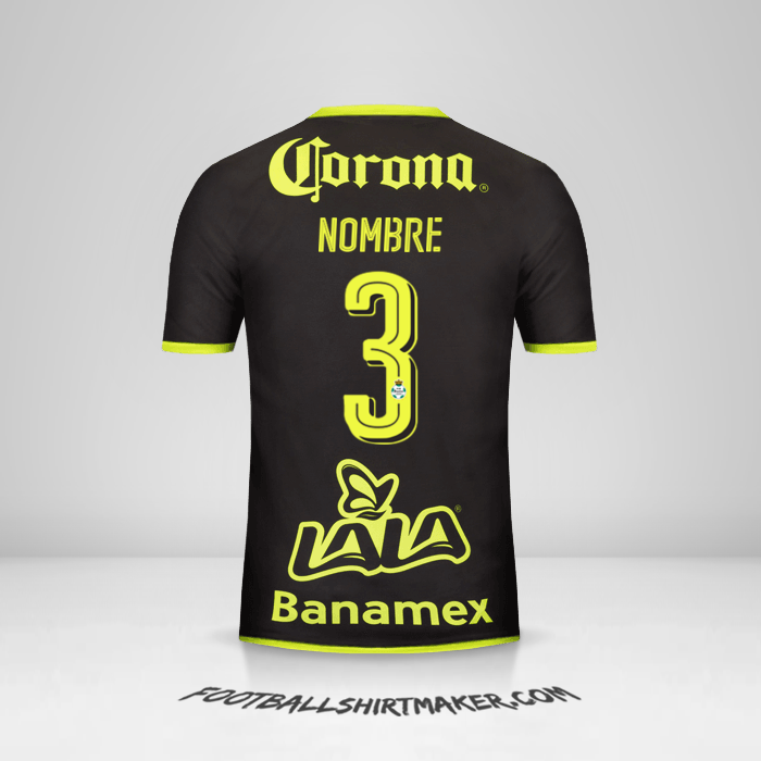 Camiseta Santos Laguna 2016/17 Visita -  nombre - 3