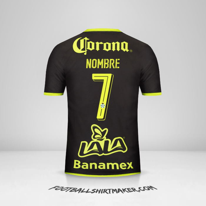 Jersey Santos Laguna 2016/17 Visita -  nombre - 7