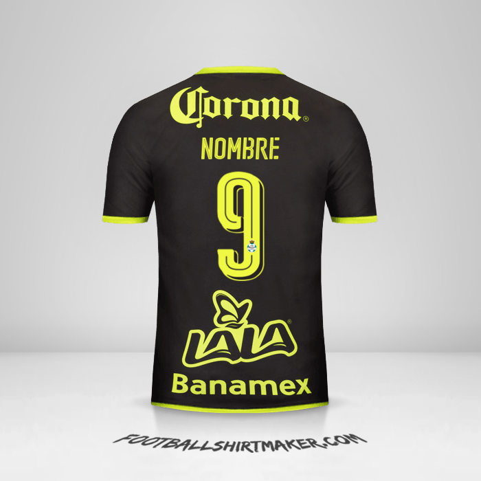 Jersey Santos Laguna 2016/17 Visita -  nombre - 9