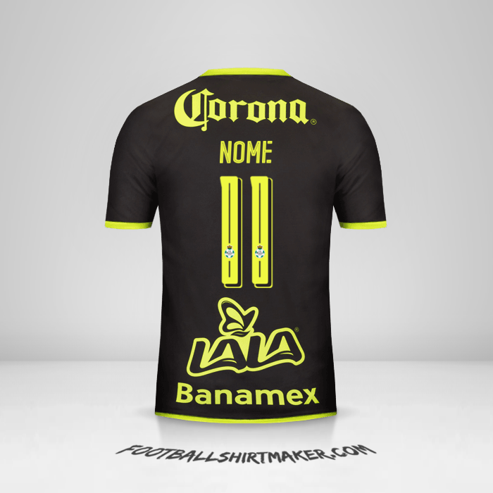 Maglia Santos Laguna 2016/17 Seconda -  nome - 11