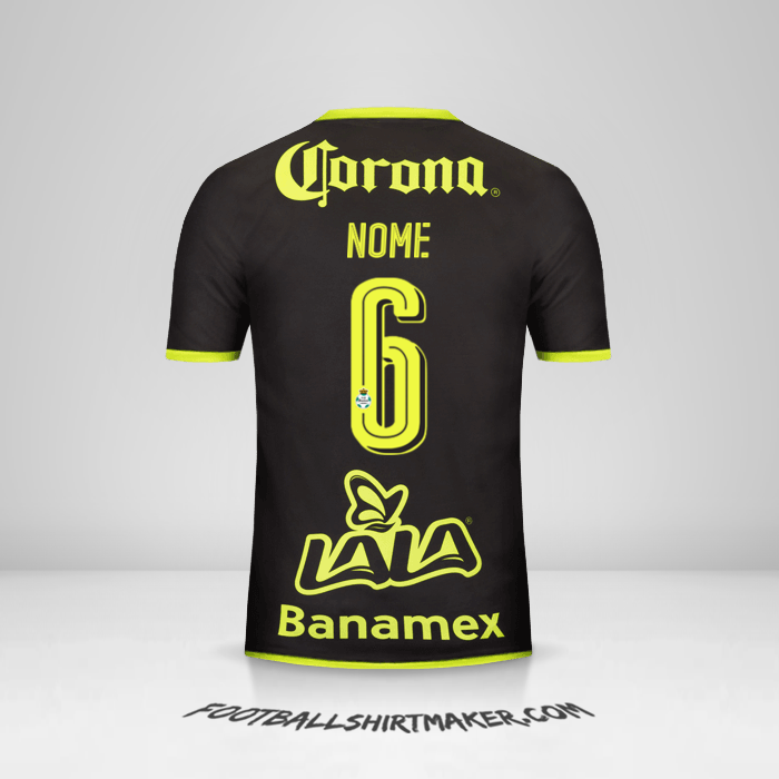 Camisa Santos Laguna 2016/17 Alternativa -  nome - 6