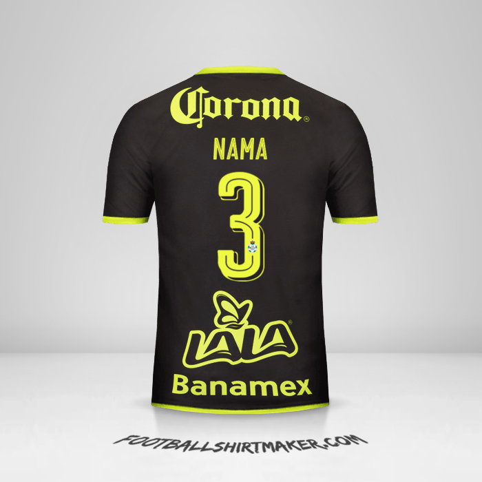 Jersey Santos Laguna 2016/17 Alternatif -  nama - 3