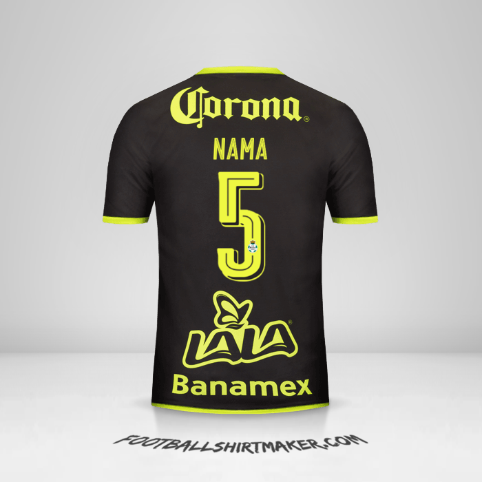 Jersey Santos Laguna 2016/17 Alternatif -  nama - 5