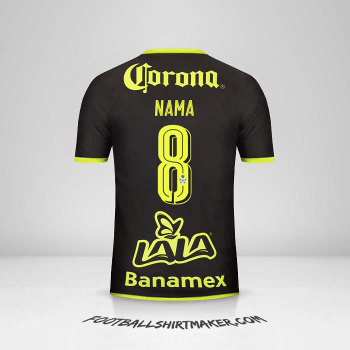 Jersey Santos Laguna 2016/17 Alternatif -  nama - 8