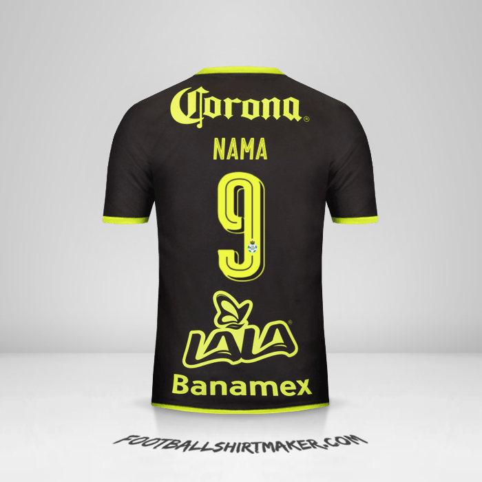 Jersey Santos Laguna 2016/17 Alternatif -  nama - 9