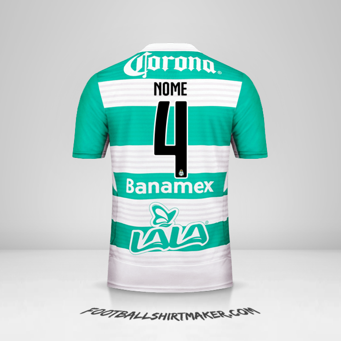 Camisola Santos Laguna 2015/16 -  nome - 4