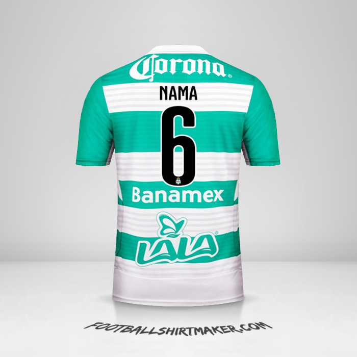 Jersey Santos Laguna 2015/16 -  nama - 6