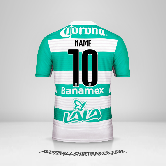 Jersey Santos Laguna 2015/16 -  name - 10