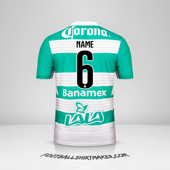 Jersey Santos Laguna 2015/16 -  name - 6
