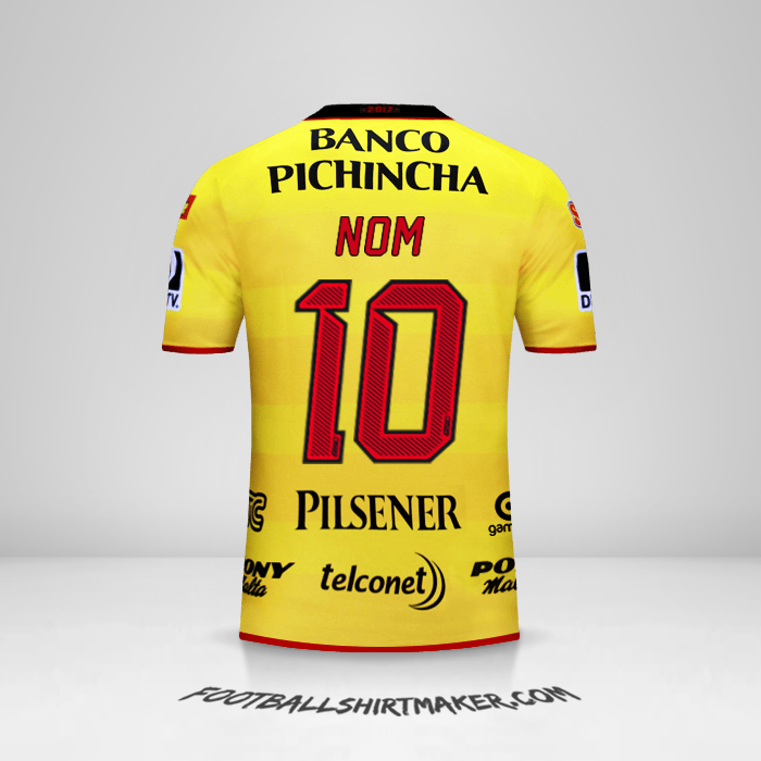 Maillot Barcelona SC 2017 -  nom - 10