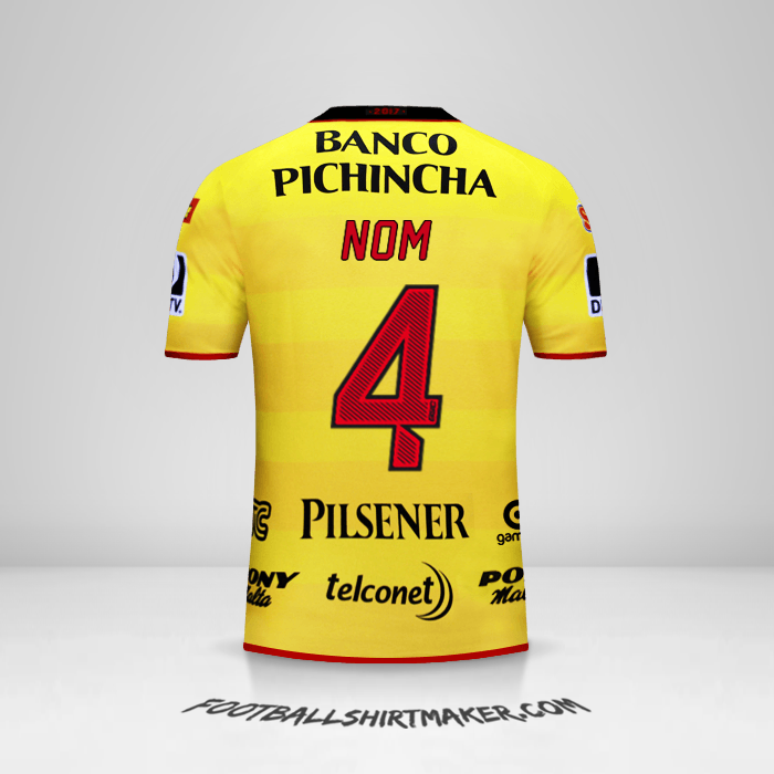 Maillot Barcelona SC 2017 -  nom - 4