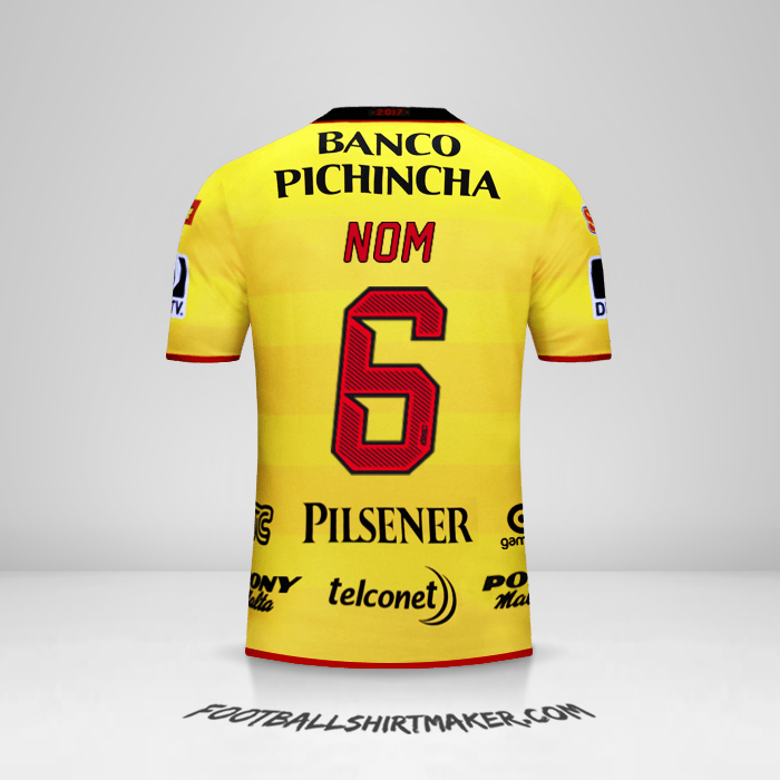 Maillot Barcelona SC 2017 -  nom - 6