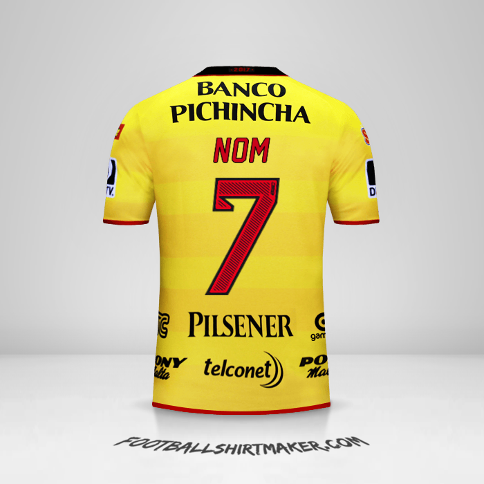 Maillot Barcelona SC 2017 -  nom - 7