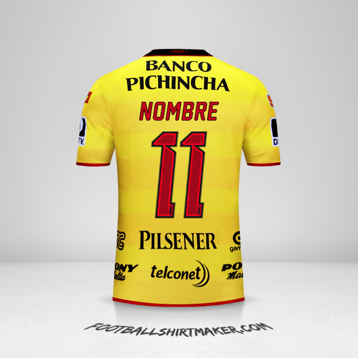 Jersey Barcelona SC 2017 -  nombre - 11