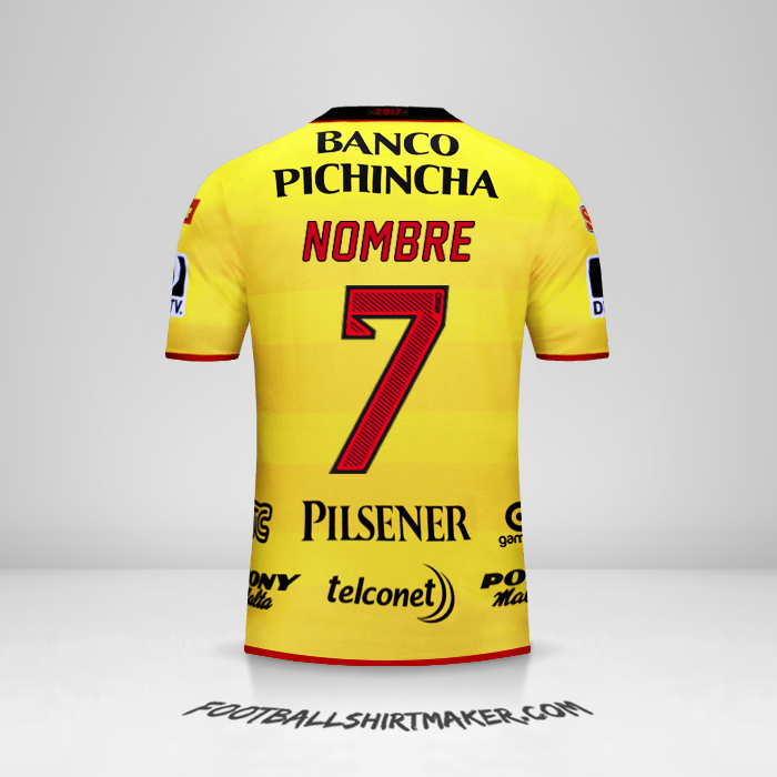 Jersey Barcelona SC 2017 -  nombre - 7