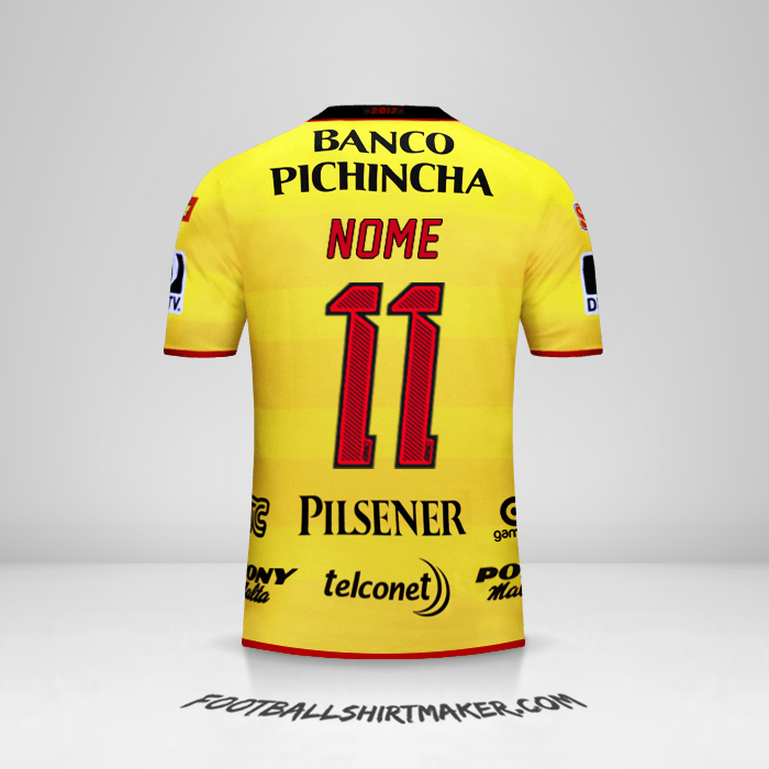 Camisa Barcelona SC 2017 -  nome - 11