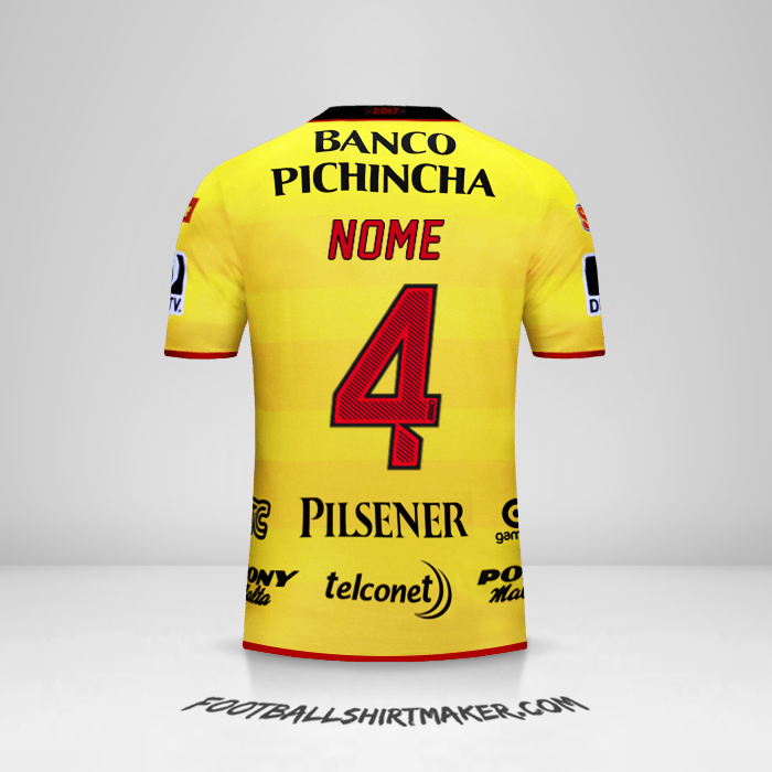 Maglia Barcelona SC 2017 -  nome - 4