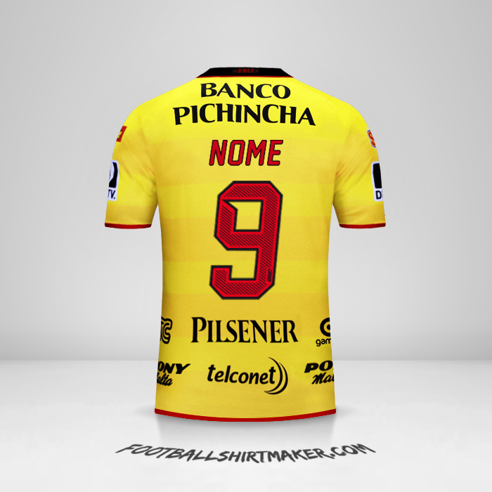 Camisola Barcelona SC 2017 -  nome - 9