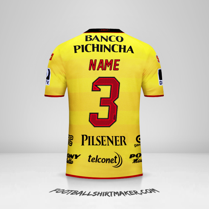 Shirt Barcelona SC 2017 -  name - 3