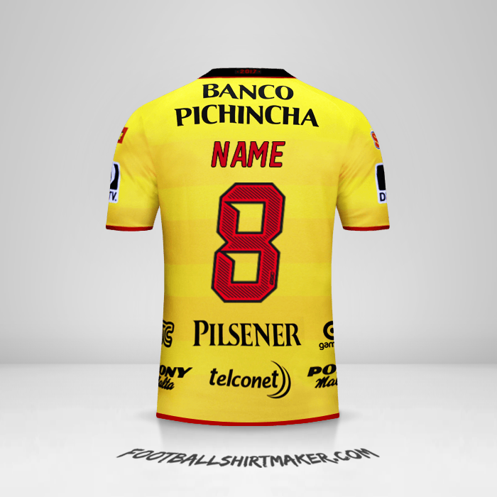 Shirt Barcelona SC 2017 -  name - 8