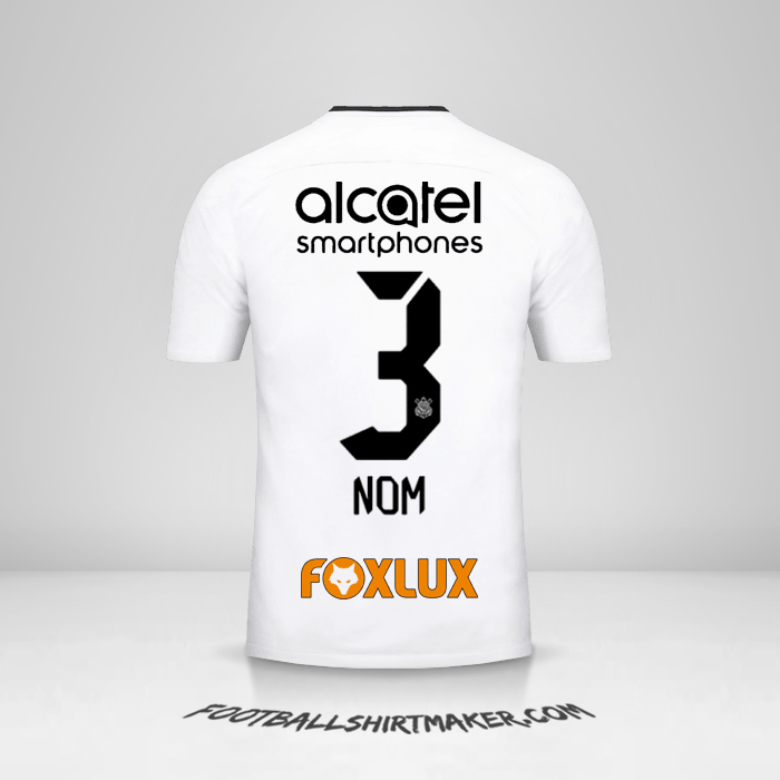 Maillot Corinthians 2017/18 -  nom - 3