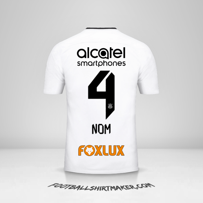 Maillot Corinthians 2017/18 -  nom - 4