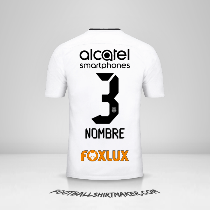 Jersey Corinthians 2017/18 -  nombre - 3