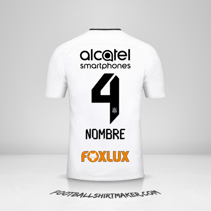 Jersey Corinthians 2017/18 -  nombre - 4